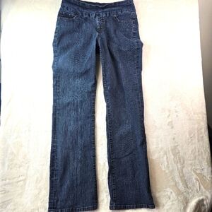 Jag Jeans Pull On Women’s 10 Stretch Straight Leg Denim Comfort